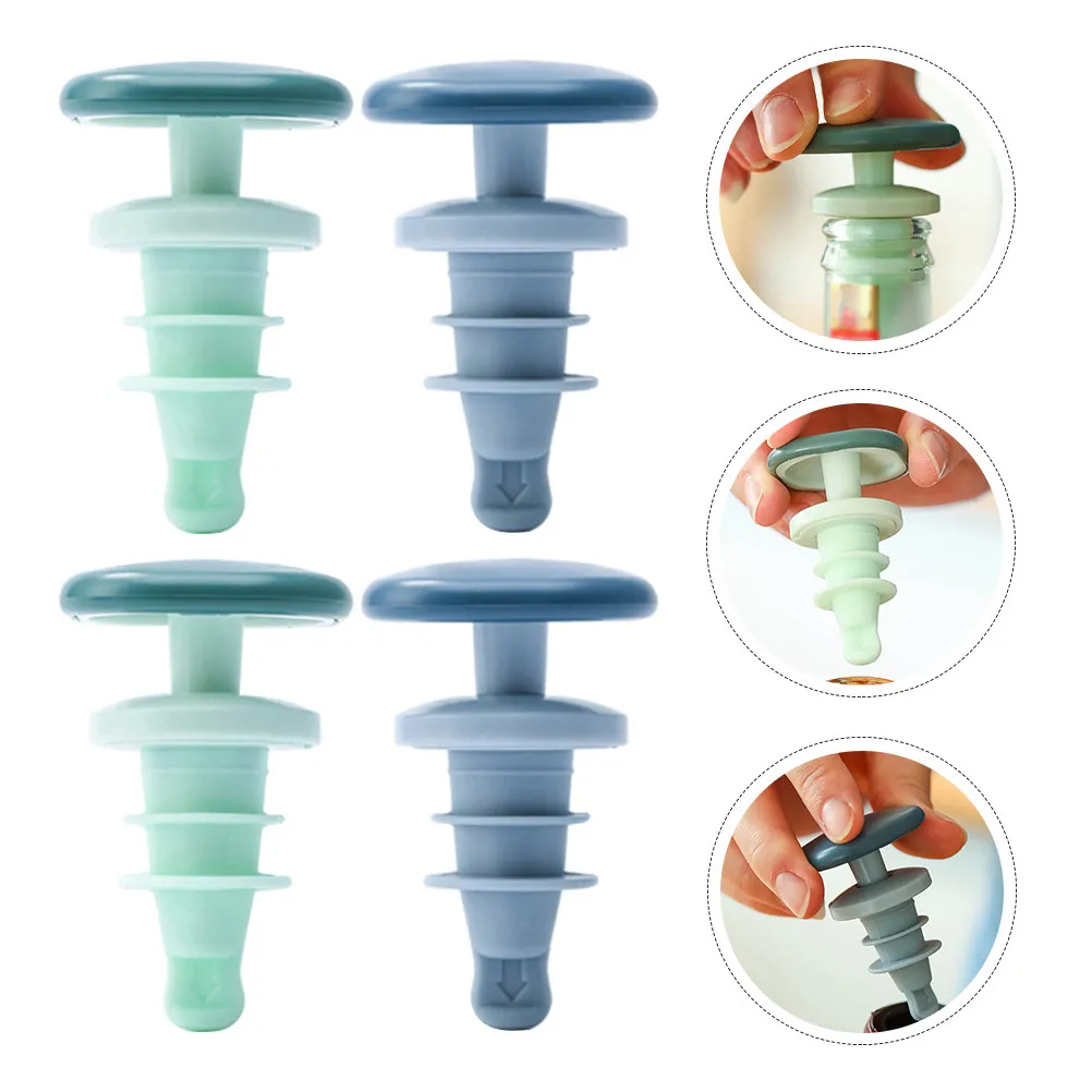 4Pcs Premium Silicone Wine Stoppers Strong Wear-Resistant Rustproof Airtight Seal Preserves Flavor Decorative Creative Bottle
4Pcs Premium Silicone Wine Stoppers Strong Wear-Resistant Rustproof Airtight Seal Preserves Flavor Decorative Creative Bottle