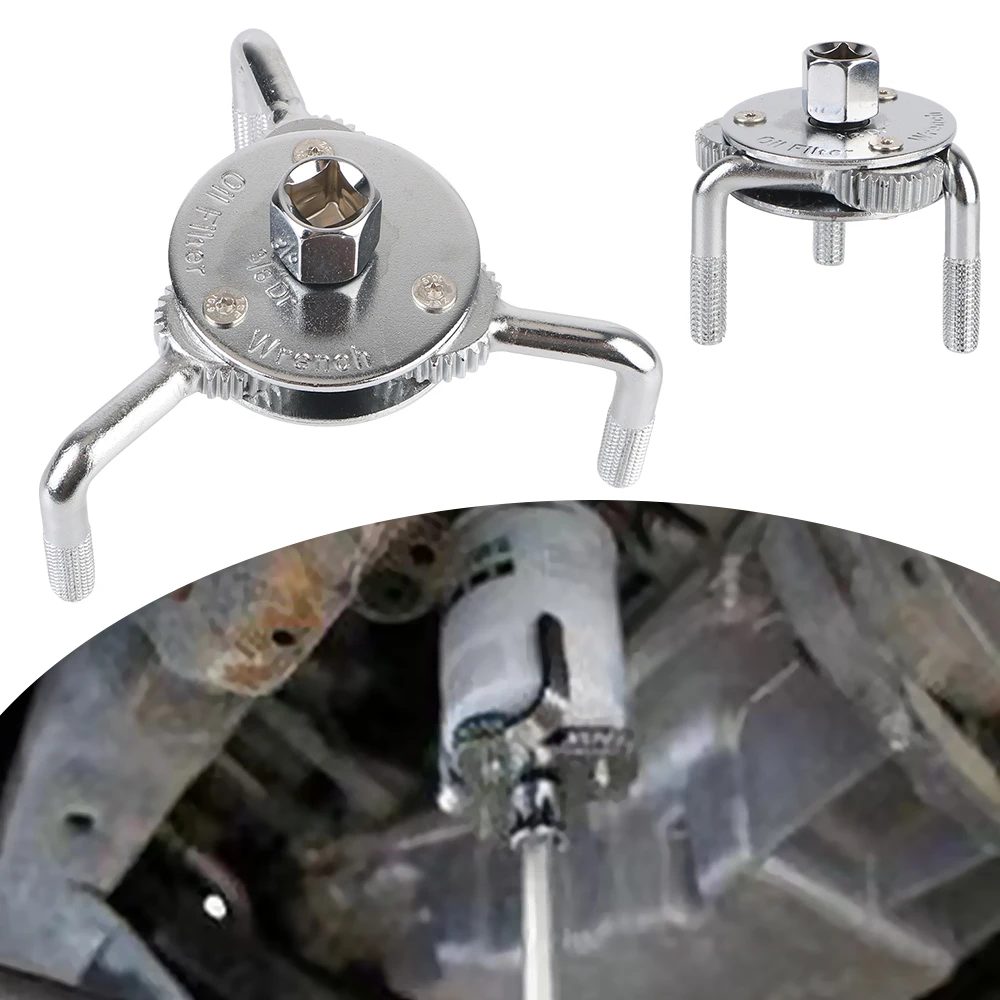 Auto Car Tool Repairing Tool Spanner Remover Adjustable 3 Jaws 2 Ways Oil Filter Wrench
Auto Car Tool Repairing Tool Spanner Remover Adjustable 3 Jaws 2 Ways Oil Filter Wrench