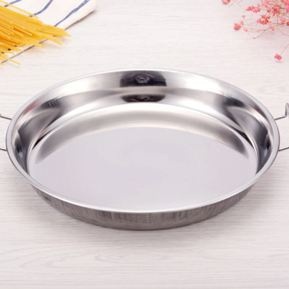 2pcs Stainless Steel Steamer Plates Safe Use Fine Workmanship Multifunctional Cooking Plate Steamed Food Tray Kitchen
2pcs Stainless Steel Steamer Plates Safe Use Fine Workmanship Multifunctional Cooking Plate Steamed Food Tray Kitchen