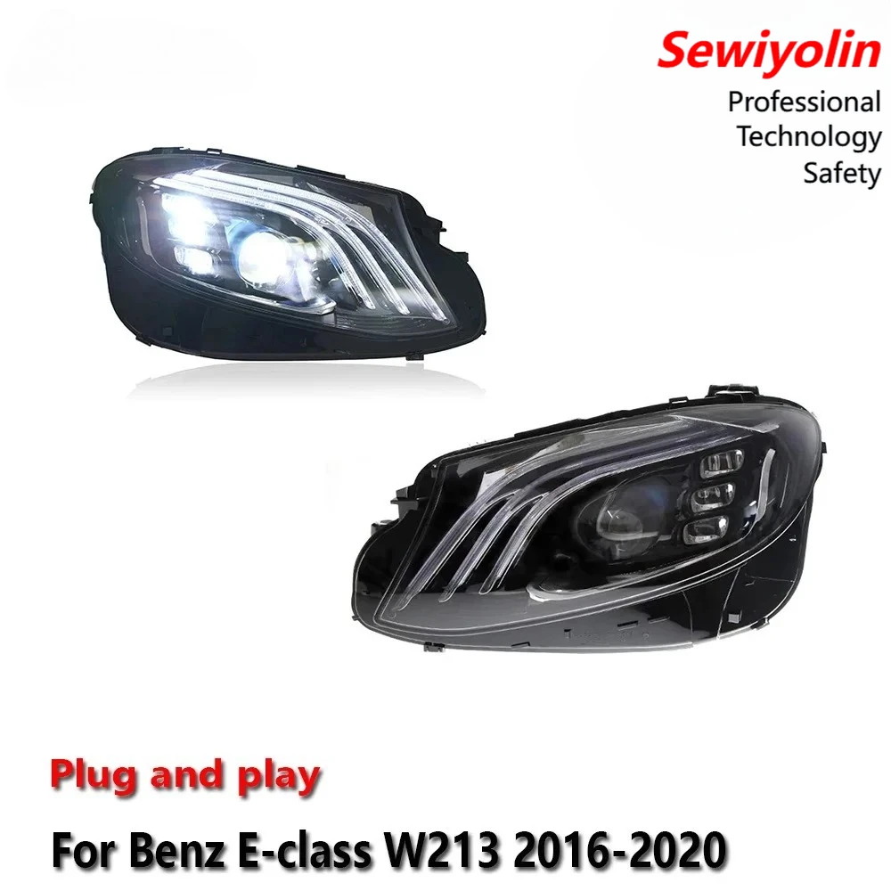 Car LED Headlight Assemblies Lamps For Benz E-class W213 2016-2020 Fog DRL Brake Turn Signal Lamp Plug and Play
Car LED Headlight Assemblies Lamps For Benz E-class W213 2016-2020 Fog DRL Brake Turn Signal Lamp Plug and Play