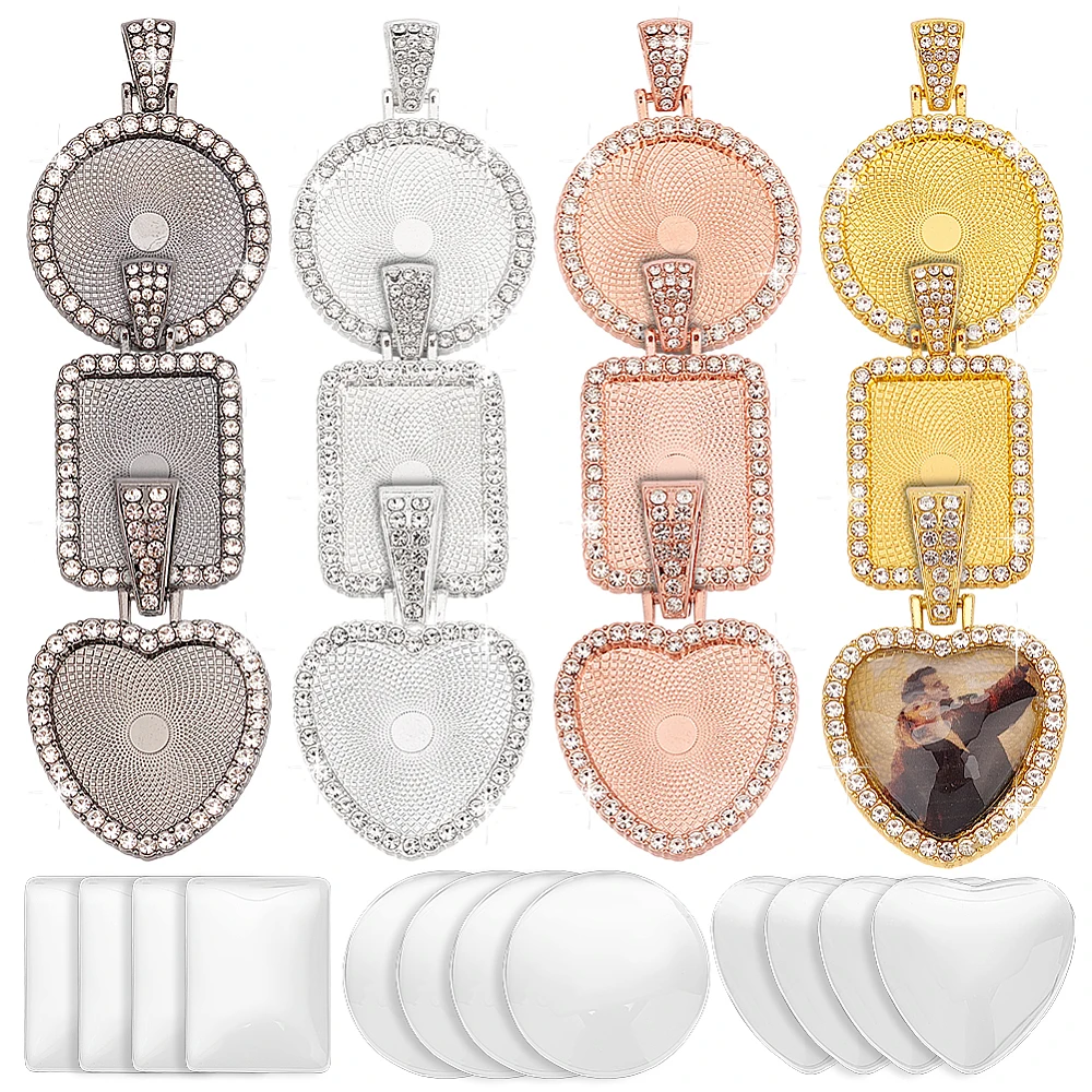 DIY Heart Rectangle Blank Dome Alloy Pendant Jewelry Making Kits Mixed Color Tray: 25~26x18~25mm 24.5~36x18~32x3~7mm
DIY Heart Rectangle Blank Dome Alloy Pendant Jewelry Making Kits Mixed Color Tray: 25~26x18~25mm 24.5~36x18~32x3~7mm