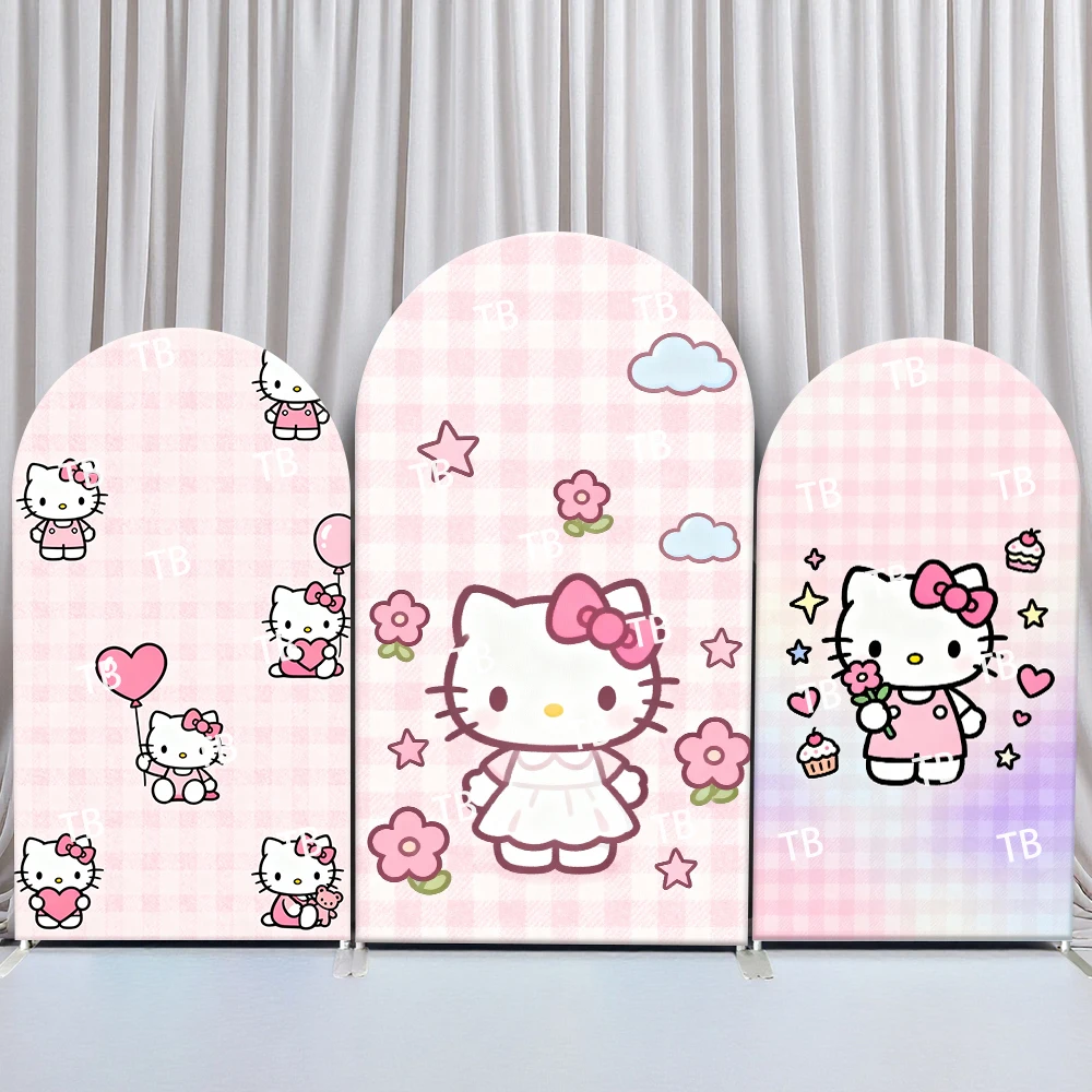 Sanrio Hello Kitty Pink Plaid Style Arch Backdrop Cover Cute Festive Scene For Kids Birthday Baby Shower Photo Booth Background
Sanrio Hello Kitty Pink Plaid Style Arch Backdrop Cover Cute Festive Scene For Kids Birthday Baby Shower Photo Booth Background