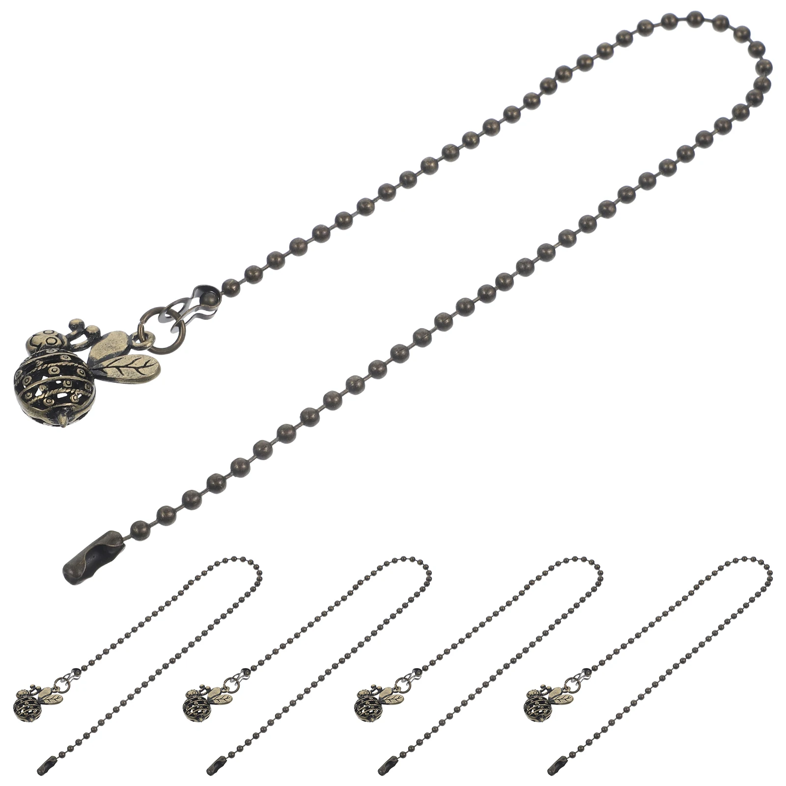 5Pcs Metal Bee Ceiling Fan Pull Chain Vintage Style Extenders Long-Lasting Pull Chain Extension for Ceiling Fan Light Decorative
5Pcs Metal Bee Ceiling Fan Pull Chain Vintage Style Extenders Long-Lasting Pull Chain Extension for Ceiling Fan Light Decorative