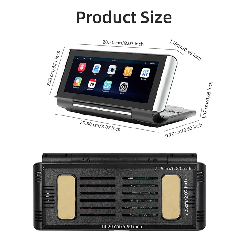 6.86Inch Car Portable Adjustable Flip Screen Car Wireless Carplay Android Auto Touch Navigation Screen Easy Install Easy To Use
6.86Inch Car Portable Adjustable Flip Screen Car Wireless Carplay Android Auto Touch Navigation Screen Easy Install Easy To Use
