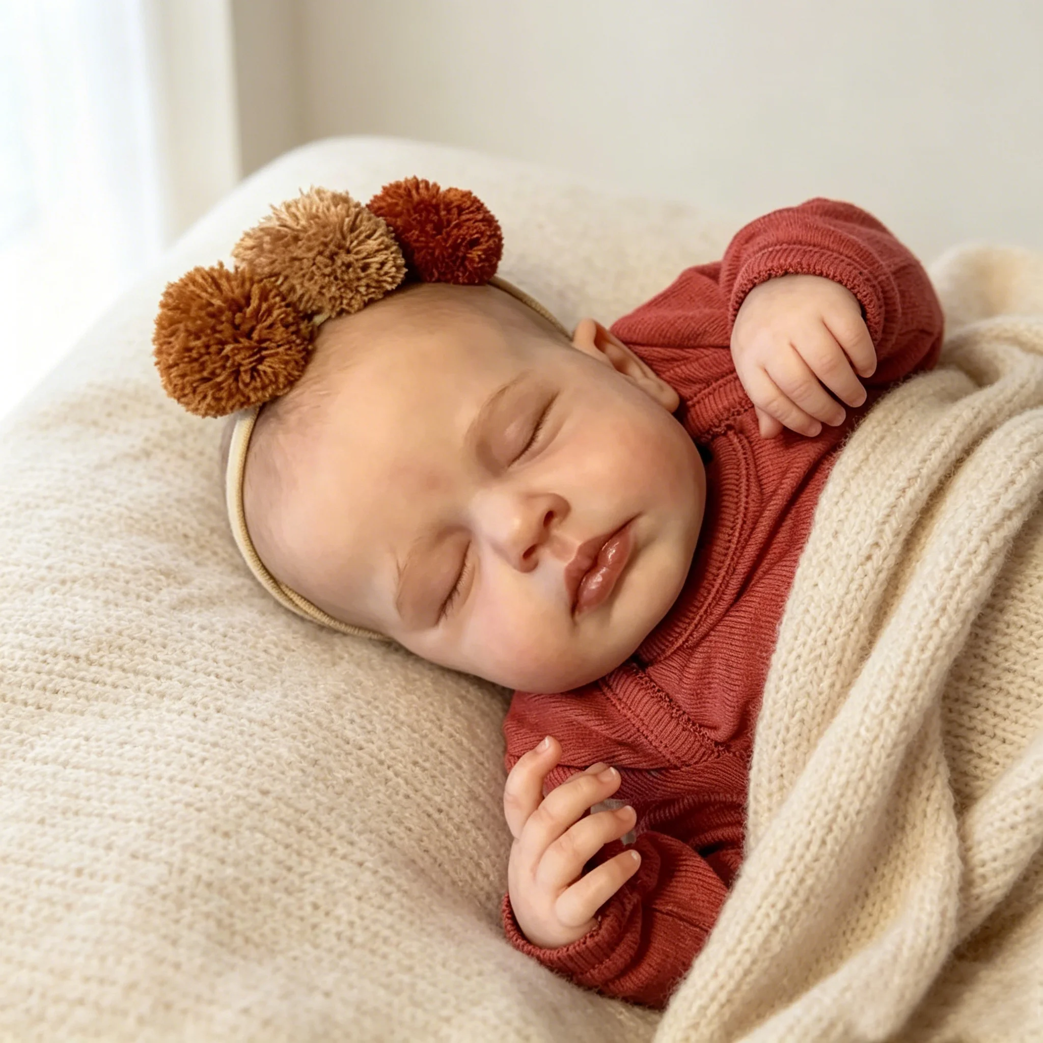 50cm Realistic Reborn Baby Doll for Girls Handmade Soft Vinyl Silicone Newborn Life-Size Collectible Infant Girl Figurine
50cm Realistic Reborn Baby Doll for Girls Handmade Soft Vinyl Silicone Newborn Life-Size Collectible Infant Girl Figurine