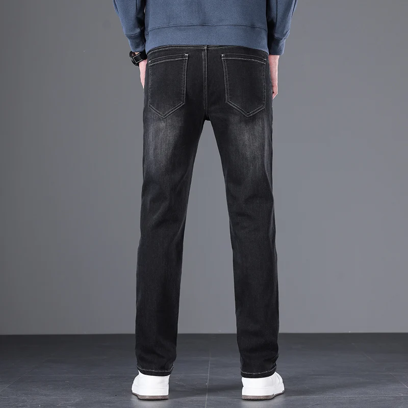 Men's autumn and winter jeans Men's slim straight casual denim trousers Stylish classic black pants for men
Men's autumn and winter jeans Men's slim straight casual denim trousers Stylish classic black pants for men