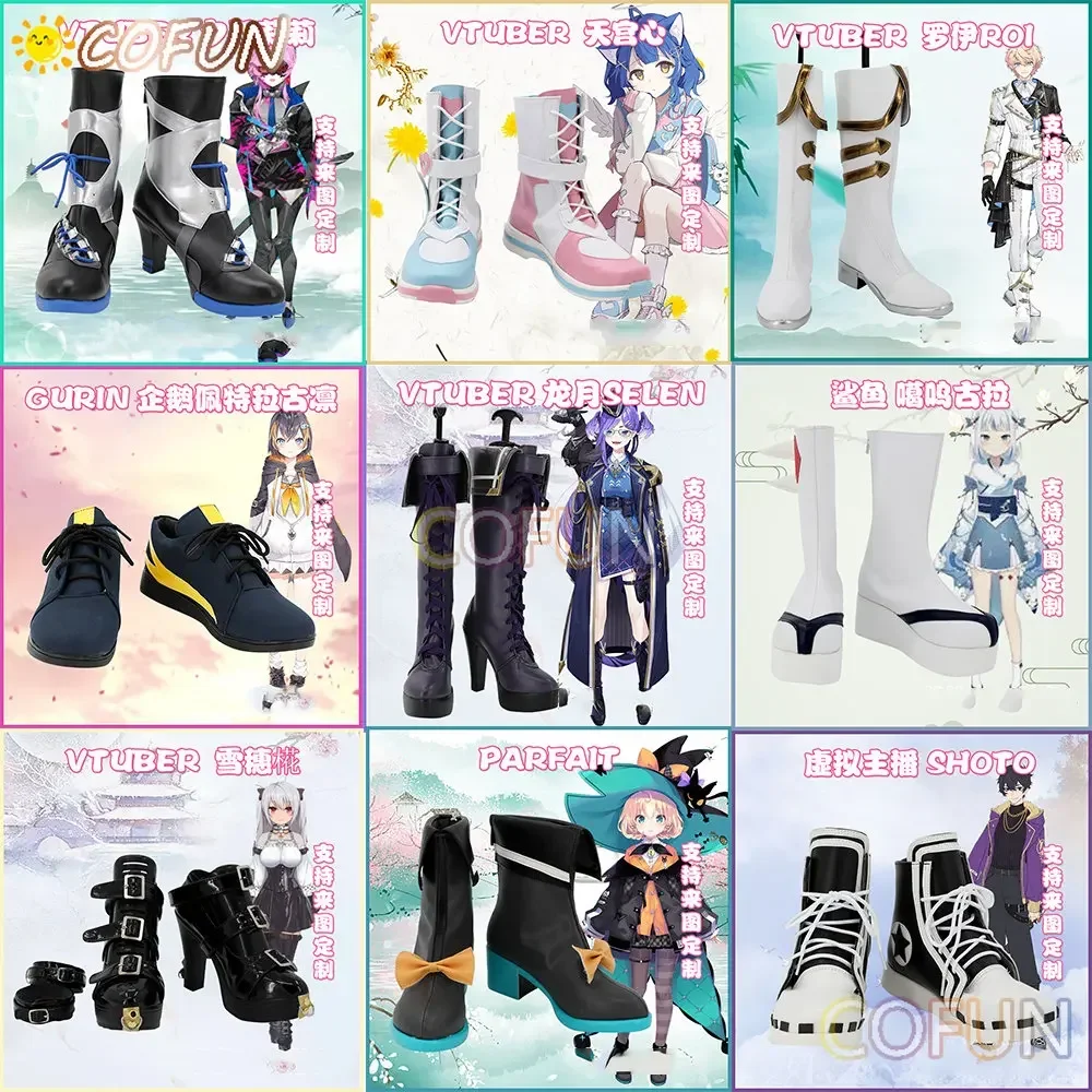 COFUN NIJISANJI Vtuber Roi/Petra Gurin/Selen/Gura/Yukiho Momiji/Parfait/SHOTO/Yuhi Riri/ Kokoro обувь для косплея сапоги
COFUN NIJISANJI Vtuber Roi/Petra Gurin/Selen/Gura/Yukiho Momiji/Parfait/SHOTO/Yuhi Riri/ Kokoro обувь для косплея сапоги