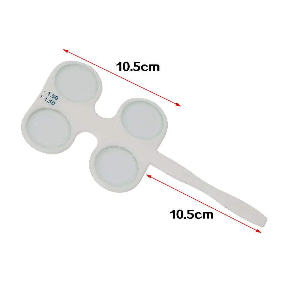 Professional Plastic Confirmation Flippers Set: 4 Units with Precise Lens Power , Ergonomic Design for Easy Use
Professional Plastic Confirmation Flippers Set: 4 Units with Precise Lens Power , Ergonomic Design for Easy Use