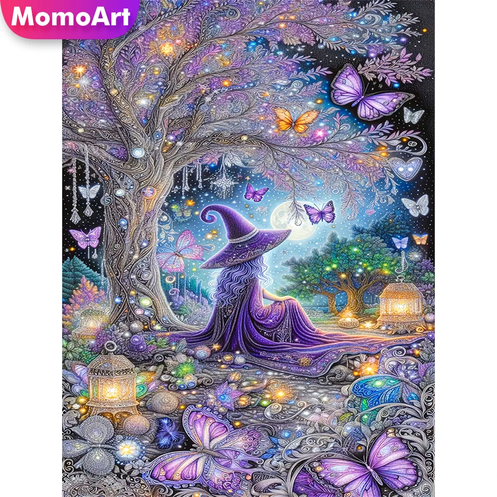 Momoart 5D DIY Diamond Painting Witch Portrait Embroidery Butterfly Full Square Round Diamond Mosaic Tree Craft Kit Handicraft
Momoart 5D DIY Diamond Painting Witch Portrait Embroidery Butterfly Full Square Round Diamond Mosaic Tree Craft Kit Handicraft