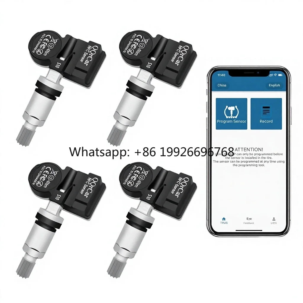 Universal TPMS Sensors 315/433MHz NFC Programmable 100% Cloning No Programming Tool Required Tire Pressure
Universal TPMS Sensors 315/433MHz NFC Programmable 100% Cloning No Programming Tool Required Tire Pressure