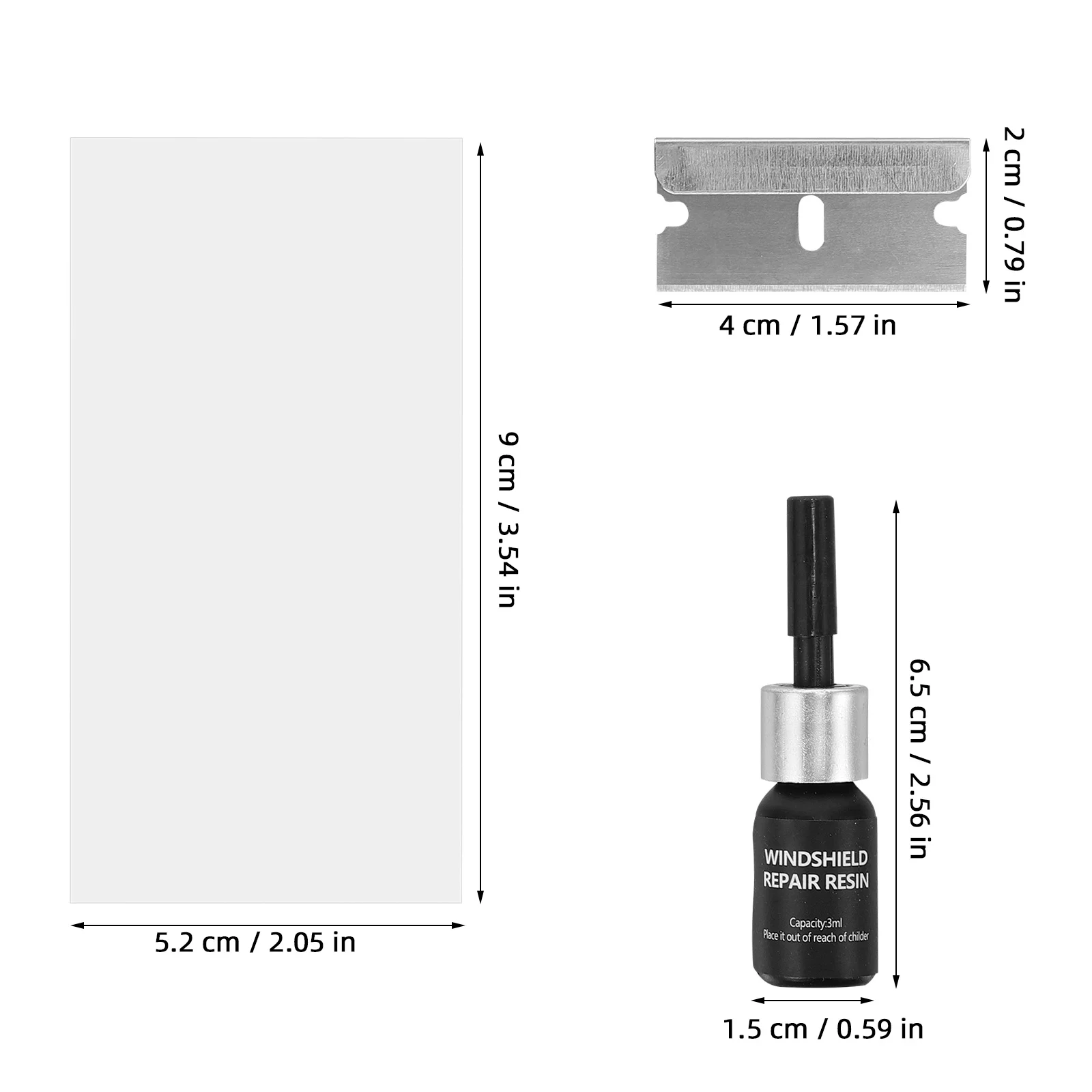 1Set Windshield Chip Repair Kit Suitable Personal Commercial Use Save Cost Replacing Entire Windshield Repair Tool Kit
1Set Windshield Chip Repair Kit Suitable Personal Commercial Use Save Cost Replacing Entire Windshield Repair Tool Kit