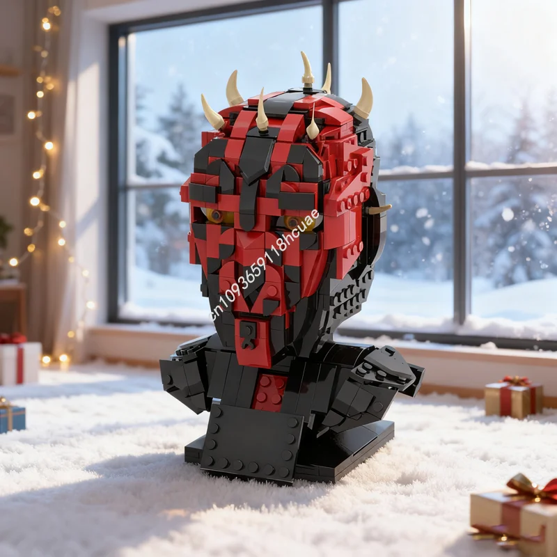 592 шт. MOC Maul, коллекция шлемов, звездная боевая модель, строительные блоки, игрушка, сборка, сделай сам, образование, детский рождественский подарок на день рождения
592 шт. MOC Maul, коллекция шлемов, звездная боевая модель, строительные блоки, игрушка, сборка, сделай сам, образование, детский рождественский подарок на день рождения