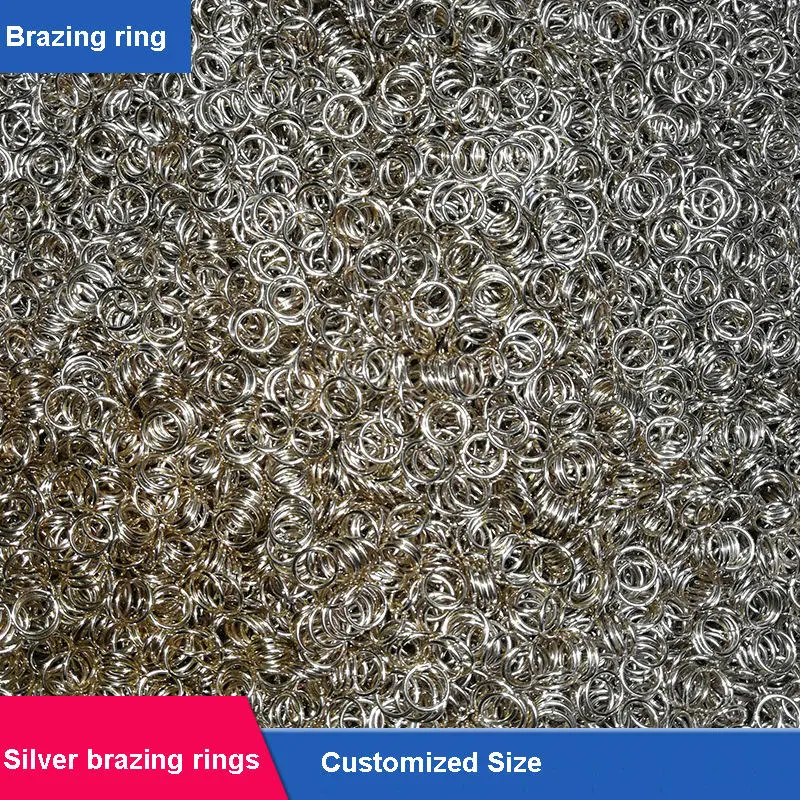 20pcs BAg56CuZn high silver brazing rings 56% welding ring silver welding circle high frequency welding ring welding ring
20pcs BAg56CuZn high silver brazing rings 56% welding ring silver welding circle high frequency welding ring welding ring