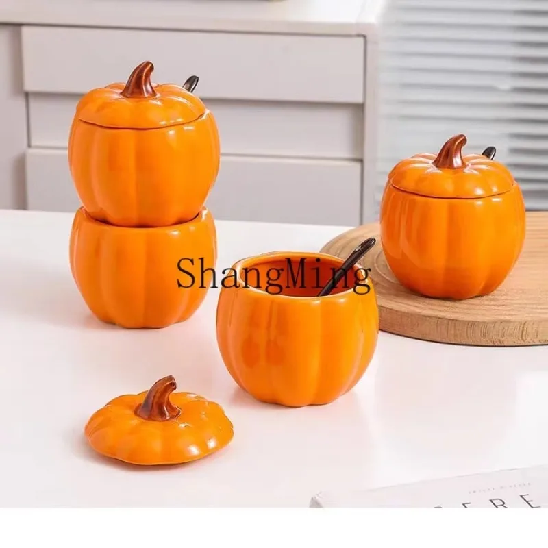 CL pumpkin ceramic seasoning jar household kitchen seasoning bottle seasoning box salt jar stew cup
CL pumpkin ceramic seasoning jar household kitchen seasoning bottle seasoning box salt jar stew cup