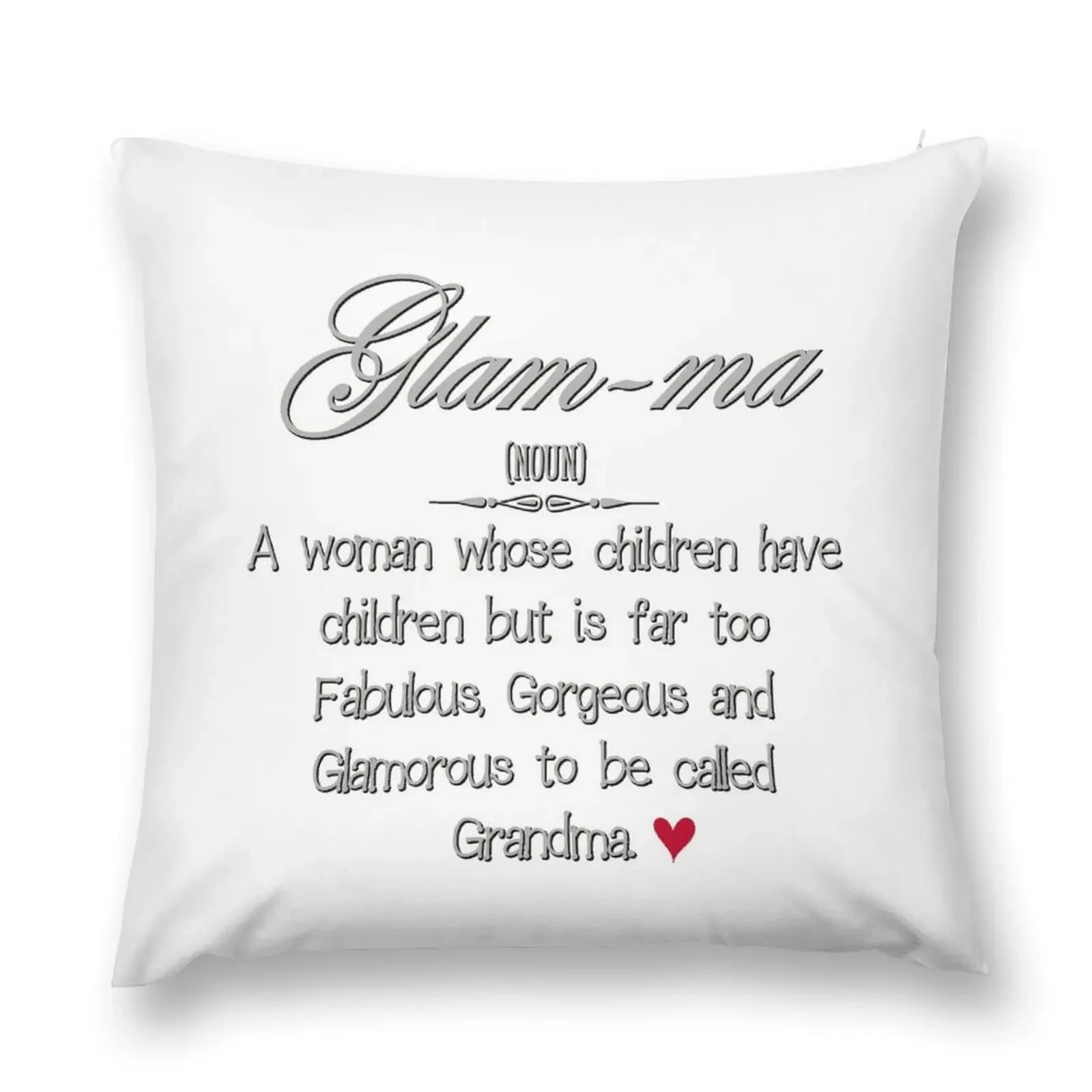Glam-ma Throw Pillow christmas decorations 2025 Pillow Decor Sofa Cover Luxury Pillow Cover
Glam-ma Throw Pillow christmas decorations 2025 Pillow Decor Sofa Cover Luxury Pillow Cover