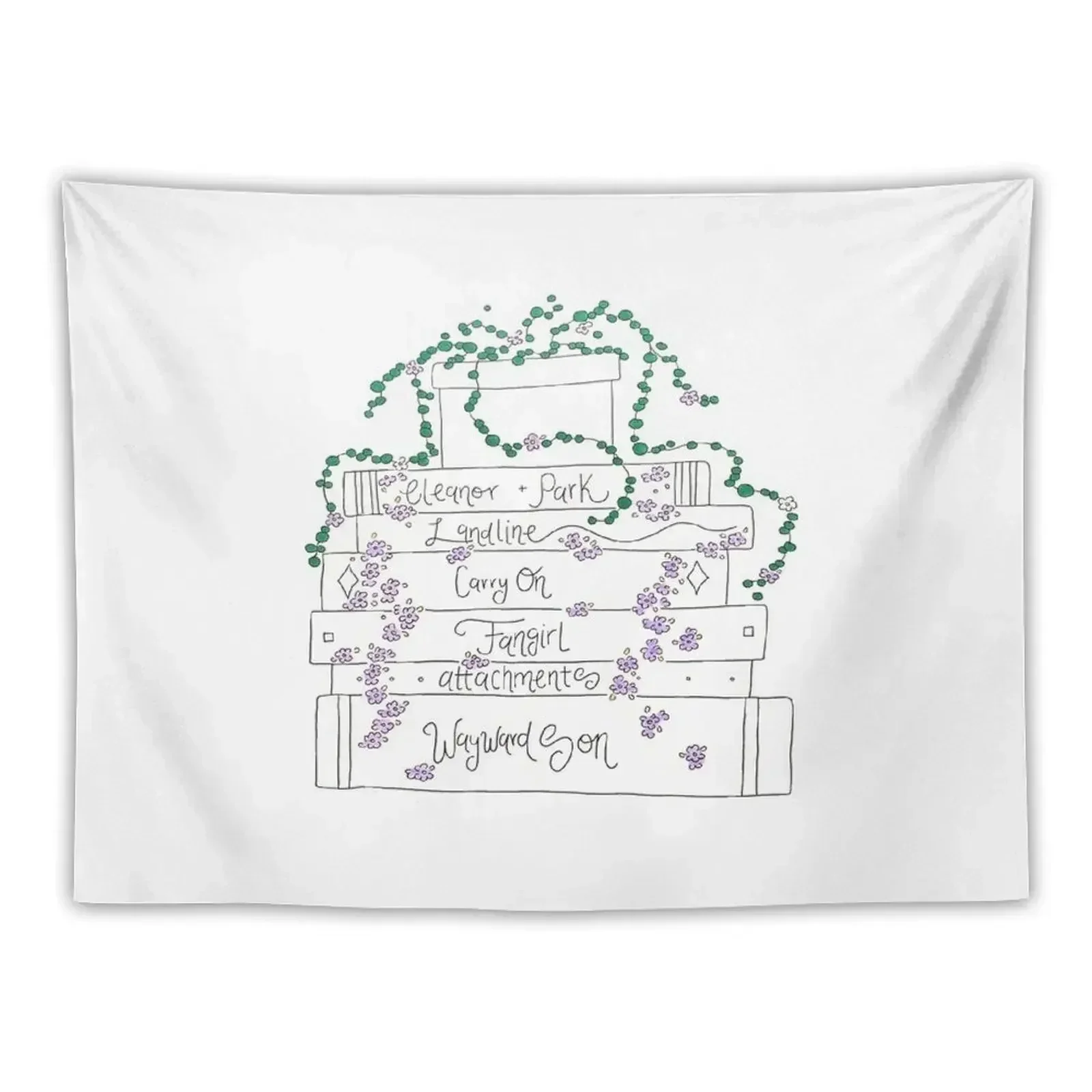 Rainbow Rowell Book Stack Tapestry Decorative Wall Room Decorations Wallpapers Home Decor Tapestry
Rainbow Rowell Book Stack Tapestry Decorative Wall Room Decorations Wallpapers Home Decor Tapestry