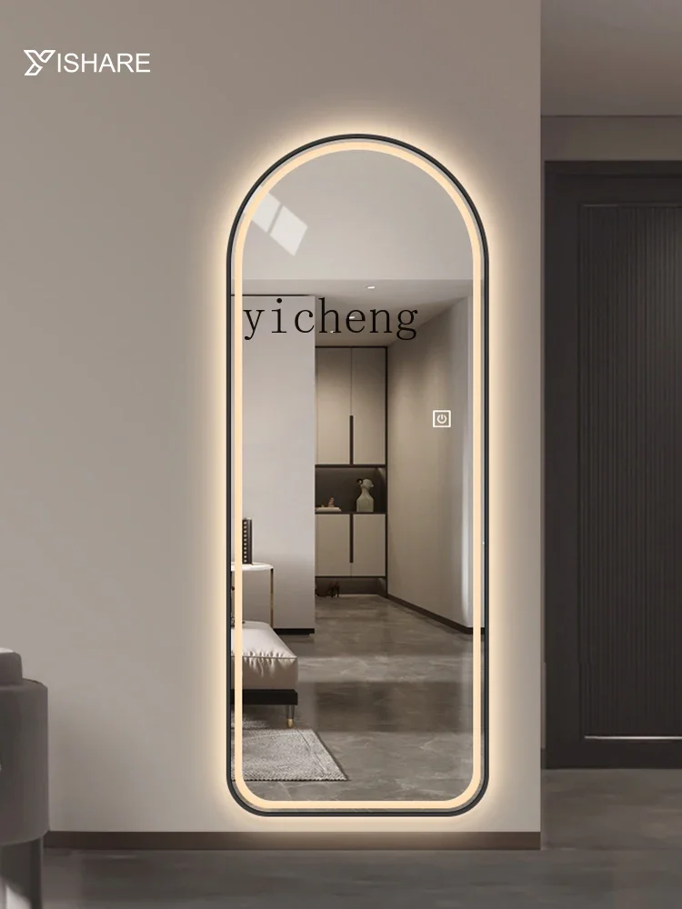 JJ smart arch-shaped home light luxury bedroom floor-to-ceiling full-body mirror clothing store fitting mirror
JJ smart arch-shaped home light luxury bedroom floor-to-ceiling full-body mirror clothing store fitting mirror