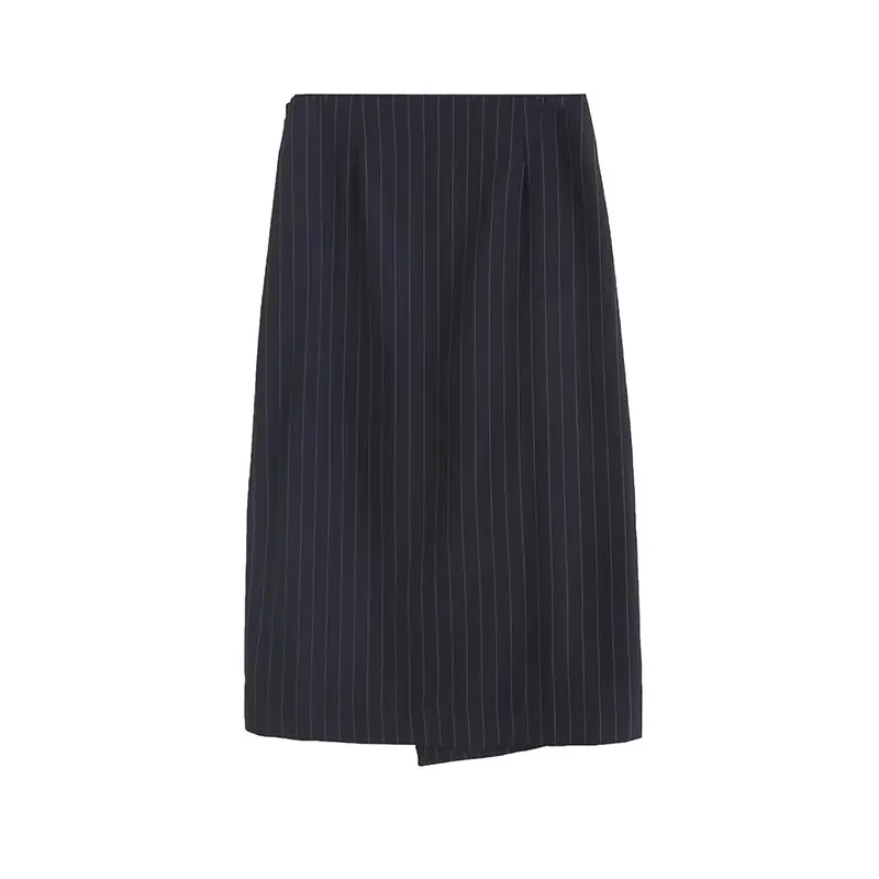 Women's new Chic fashion slit design casual slim versatile striped MIDI skirt retro high waisted button up women's skirt Skazi
Women's new Chic fashion slit design casual slim versatile striped MIDI skirt retro high waisted button up women's skirt Skazi