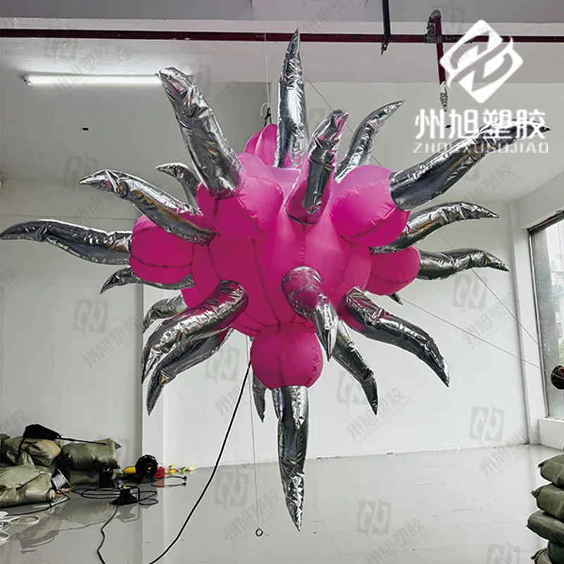 Inflatable pink prickly star gas model glow Creative star bar stage lighting decorative props
Inflatable pink prickly star gas model glow Creative star bar stage lighting decorative props