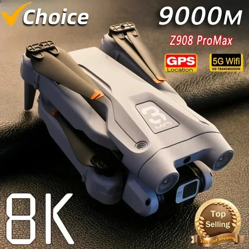 Z908 Max Drone 8K Professional 4K HD ESC Camera Brushless Motor Optical Flow WIFI FPV Obstacle Avoidance Folding Rc Quadcopter
Z908 Max Drone 8K Professional 4K HD ESC Camera Brushless Motor Optical Flow WIFI FPV Obstacle Avoidance Folding Rc Quadcopter