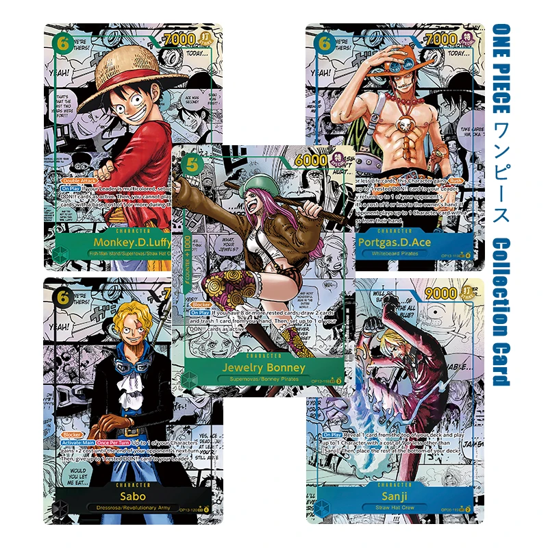 One Piece Japanese Anime Diy Homemade Luffy Sabo Sanji Portgas.d.ace Color Flash Collection Card Toys Gift
One Piece Japanese Anime Diy Homemade Luffy Sabo Sanji Portgas.d.ace Color Flash Collection Card Toys Gift