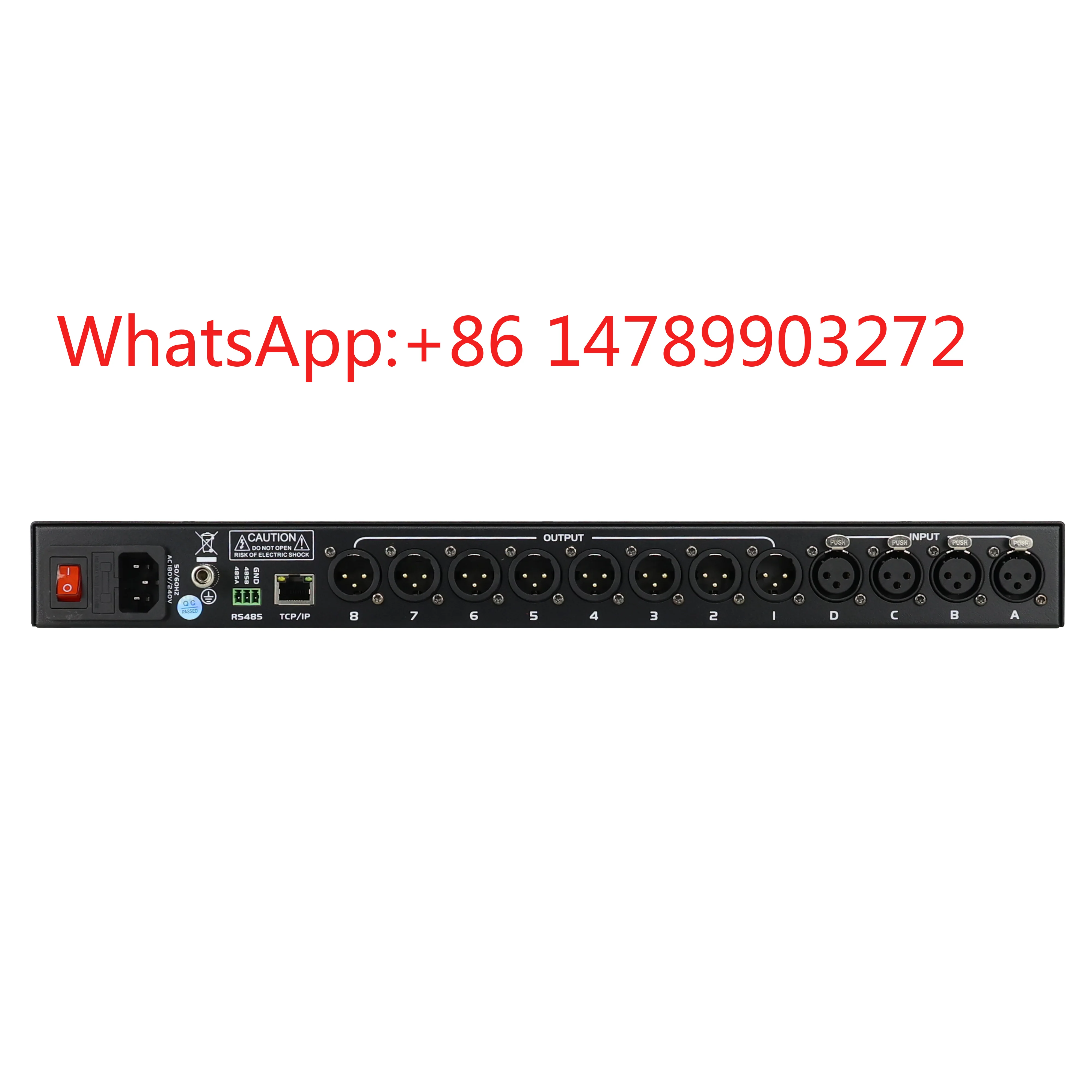 4 In 8 Out 1U Rack DSP Processor High Performance Conference Room Audio Device
4 In 8 Out 1U Rack DSP Processor High Performance Conference Room Audio Device