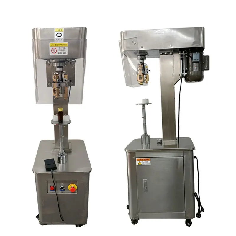 Semi-automatic thread anti-theft cover locking machine, liquor bottle sealing machine, oral liquid sealing machine
Semi-automatic thread anti-theft cover locking machine, liquor bottle sealing machine, oral liquid sealing machine