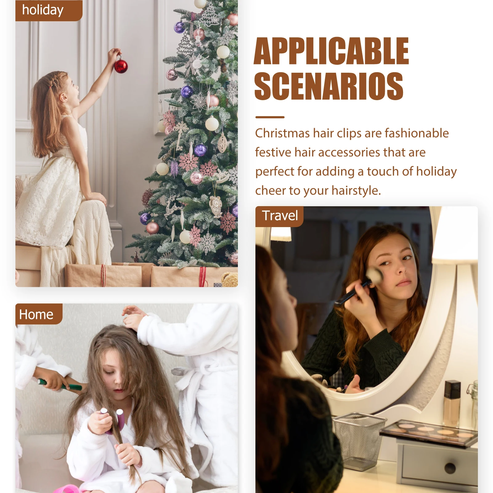 4Pcs Christmas Hair Clips Women Irregular Star Decorative Accessories Exquisite Gift Christmas Hair Clips Small Barrettes
4Pcs Christmas Hair Clips Women Irregular Star Decorative Accessories Exquisite Gift Christmas Hair Clips Small Barrettes