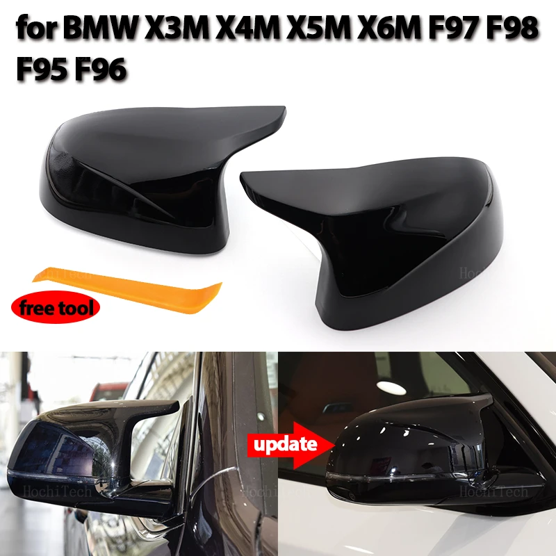 Carbon Fiber Pattern Black Side Mirror cover Caps Replacement for BMW X3M F97 X4M F98 2019-2023 X5M F95 X6M F96 Accessories
Carbon Fiber Pattern Black Side Mirror cover Caps Replacement for BMW X3M F97 X4M F98 2019-2023 X5M F95 X6M F96 Accessories