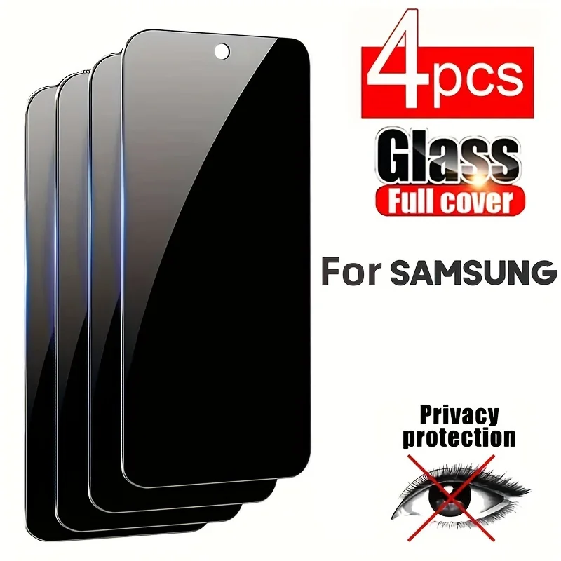 4pcs Anti-Spy Privacy Tempered Glass For Galaxy S23 S21 S22 S24 S25 A55 A54 A35 A34 A25 A24 Series A53 A73 A71 Anti-Scratch
4pcs Anti-Spy Privacy Tempered Glass For Galaxy S23 S21 S22 S24 S25 A55 A54 A35 A34 A25 A24 Series A53 A73 A71 Anti-Scratch