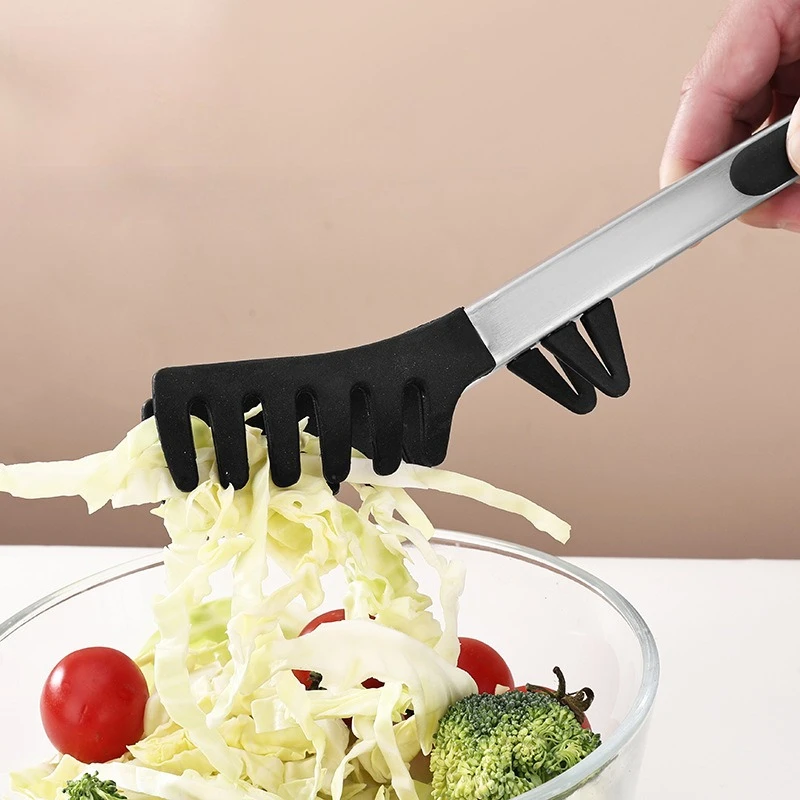 Щипцы для лапши из нержавеющей стали, нескользящая ручка, термостойкий захват, защита от ожогов, легко хранить, многофункциональные щипцы для еды
Щипцы для лапши из нержавеющей стали, нескользящая ручка, термостойкий захват, защита от ожогов, легко хранить, многофункциональные щипцы для еды