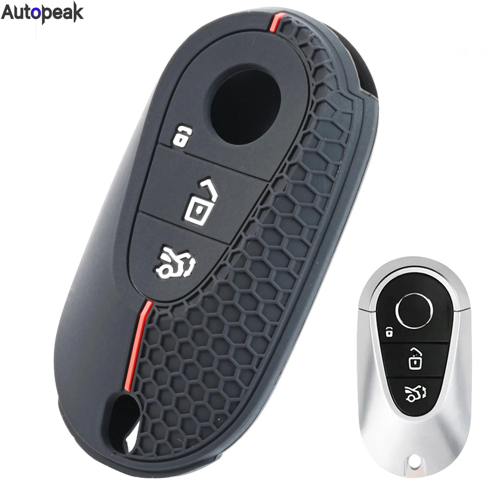 For Mercedes Benz EQS580 S350 S450 S580 EQS C220d C200 C260 C300 S680 2022 2021 Silicone Remote Key Fob Ring Case Cover 3 Button
For Mercedes Benz EQS580 S350 S450 S580 EQS C220d C200 C260 C300 S680 2022 2021 Silicone Remote Key Fob Ring Case Cover 3 Button