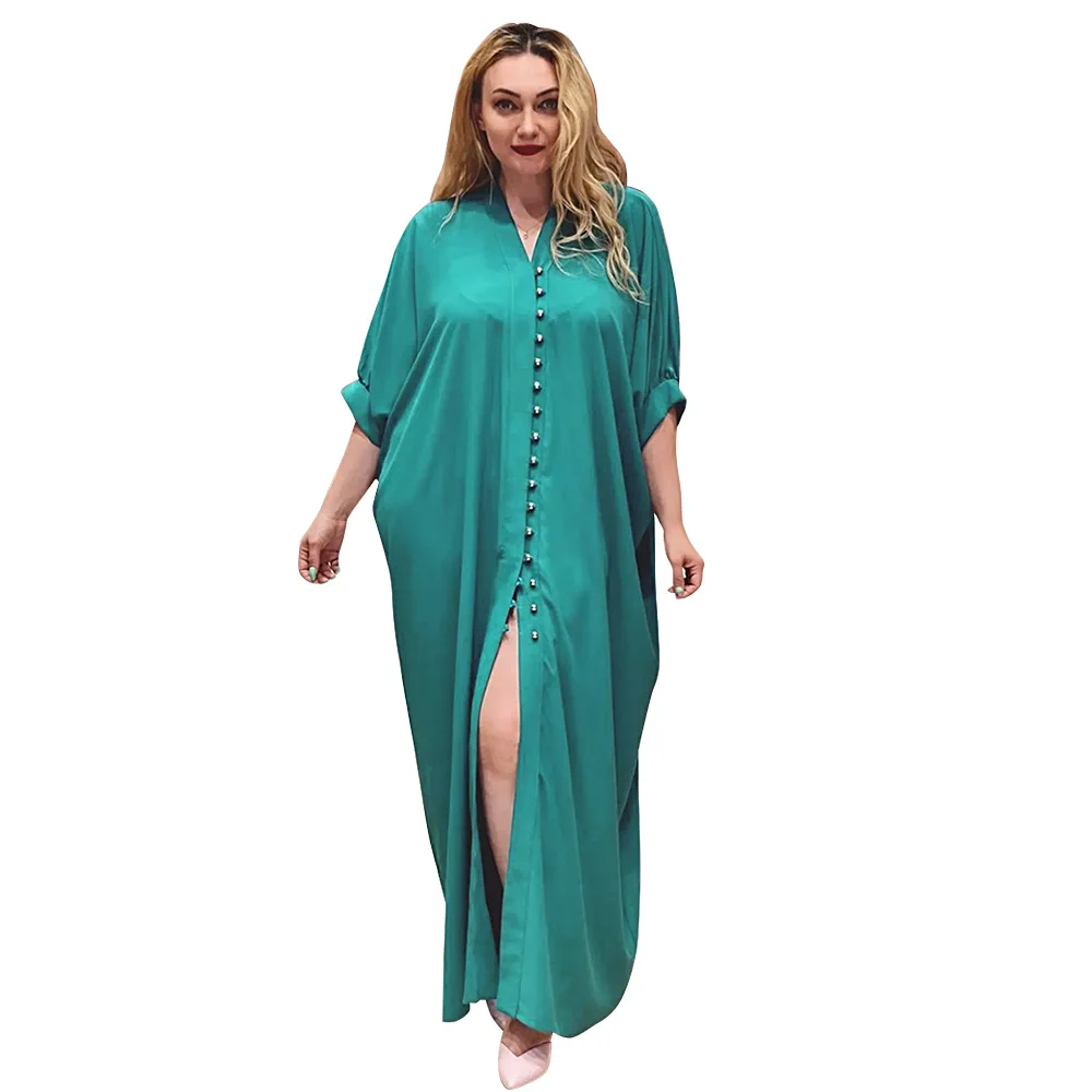 African Party Dresses for Women Autumn Elegant African V-neck Half Sleeve Polyester Red Green Orange Long Shirt Dress Maxi Dress
African Party Dresses for Women Autumn Elegant African V-neck Half Sleeve Polyester Red Green Orange Long Shirt Dress Maxi Dress