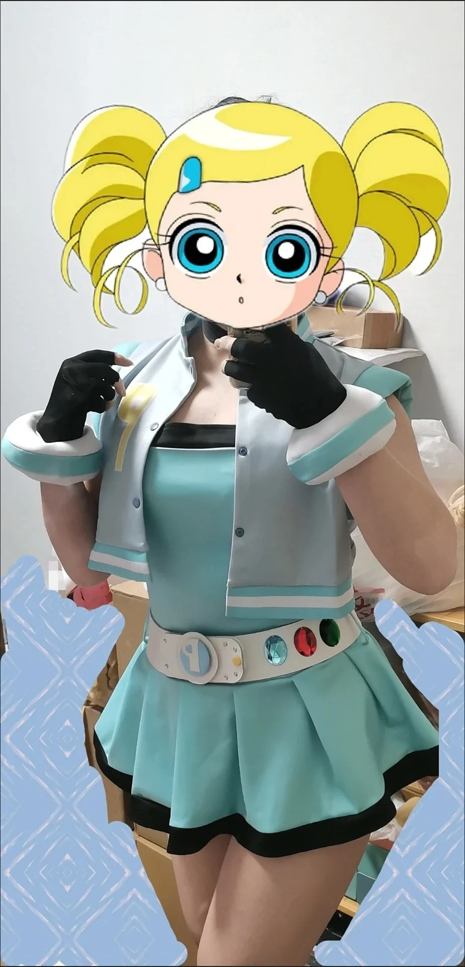 Powerpuff cos Girls Blossom Bubbles Buttercup Cosplay clothing Sweet Loli Hair accessories gloves props Halloween Uniform S-XXXL
Powerpuff cos Girls Blossom Bubbles Buttercup Cosplay clothing Sweet Loli Hair accessories gloves props Halloween Uniform S-XXXL
