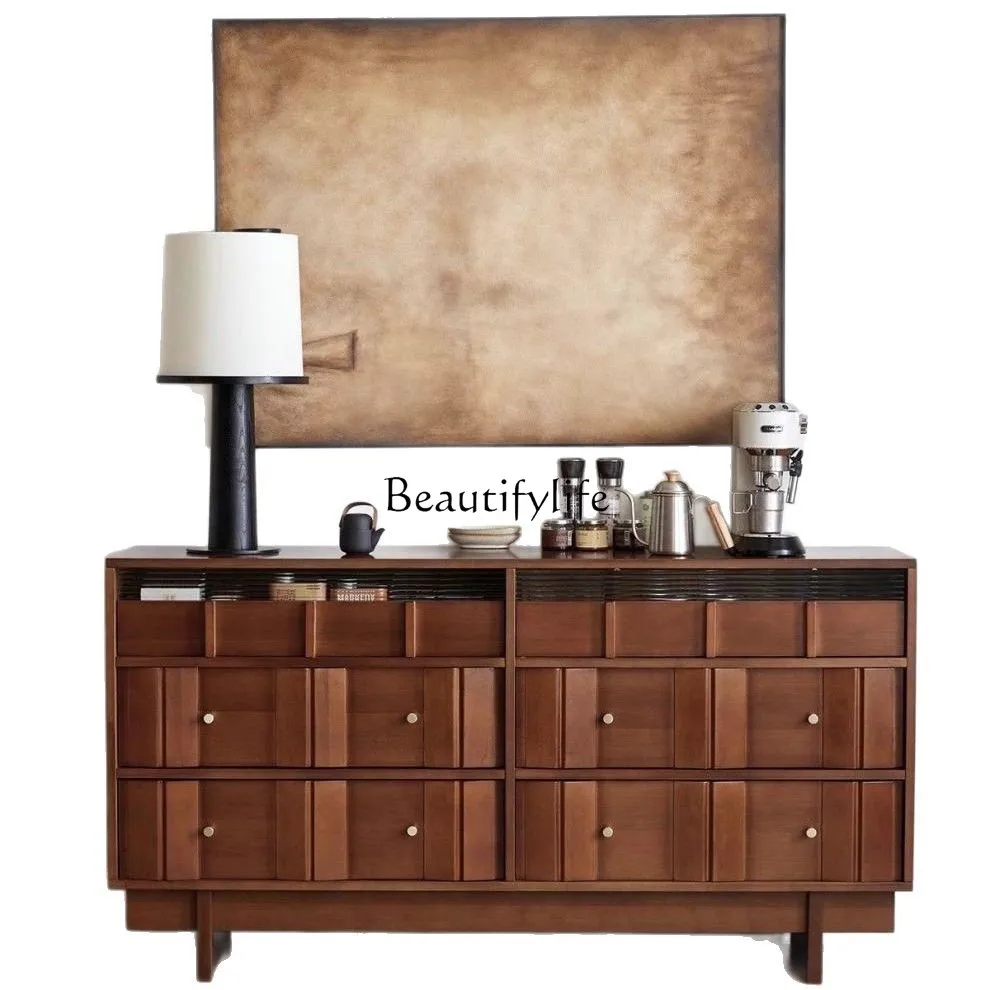 Solid wood bedside drawer storage room locker Nordic living room retro cabinet
Solid wood bedside drawer storage room locker Nordic living room retro cabinet