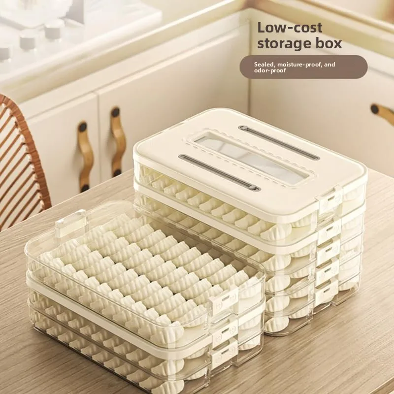 Kitchen Grade Dumpling Storage Box Freezer Organizer Tool for Home Use Food Preservation Fast Freezing Pasta Container
Kitchen Grade Dumpling Storage Box Freezer Organizer Tool for Home Use Food Preservation Fast Freezing Pasta Container