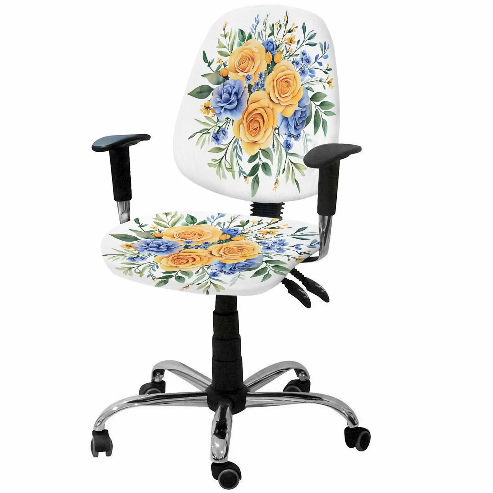 Flowers Plants Roses Elastic Armchair Computer Chair Cover Removable Office Slipcover Split Seat Covers
Flowers Plants Roses Elastic Armchair Computer Chair Cover Removable Office Slipcover Split Seat Covers