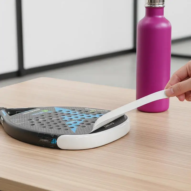 Shock Absorption Padel Racket Protection Tape Anti-fall Scratch-proof Paddle Head Edge Sticker High Elasticity Reduce Friction
Shock Absorption Padel Racket Protection Tape Anti-fall Scratch-proof Paddle Head Edge Sticker High Elasticity Reduce Friction