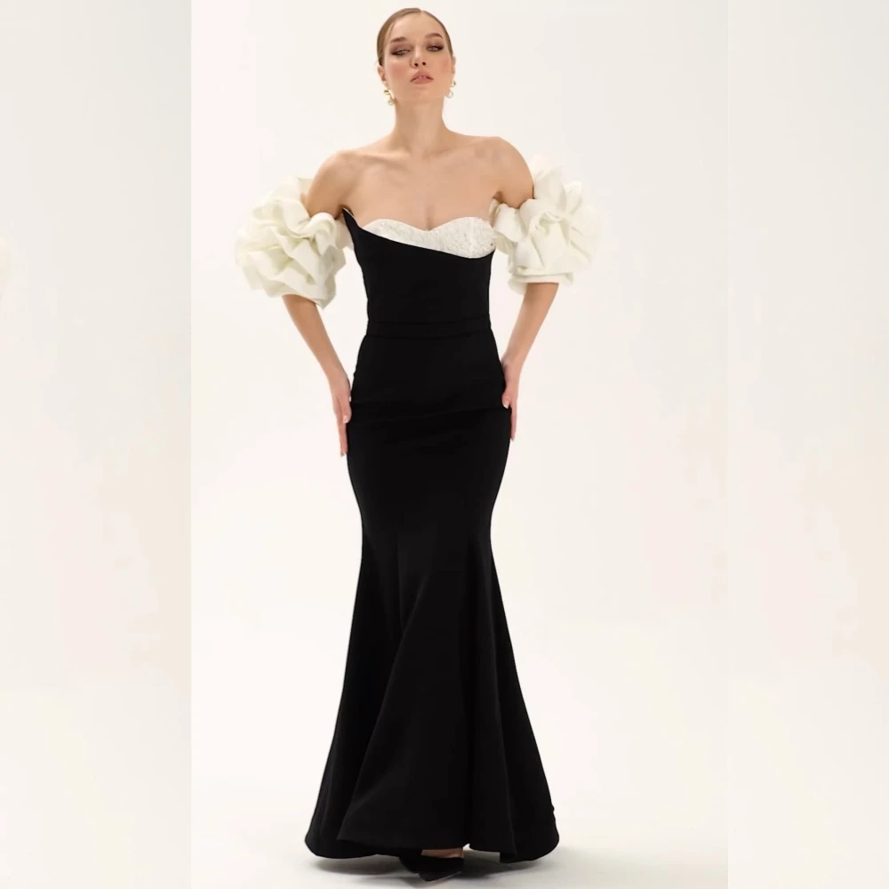 Customized Modern Style Jersey Applique Tiered Sequined Pleat Ruched Trumpet Sweetheart Long Dresses Evening Dresses Classic Exq
Customized Modern Style Jersey Applique Tiered Sequined Pleat Ruched Trumpet Sweetheart Long Dresses Evening Dresses Classic Exq