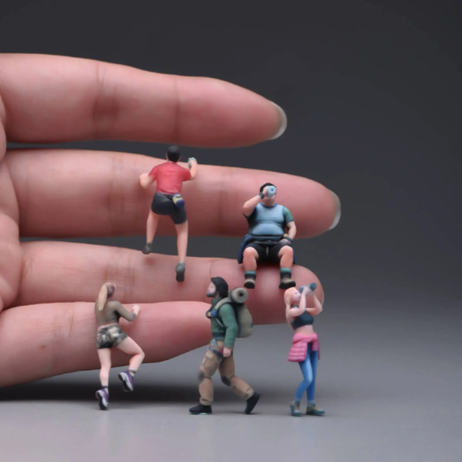 5 Pieces 1:64 Scale Climbing Figures Three-Dimensional Printed Rock Climbing People Models Tiny People Miniatures Lifelike Poses
5 Pieces 1:64 Scale Climbing Figures Three-Dimensional Printed Rock Climbing People Models Tiny People Miniatures Lifelike Poses
