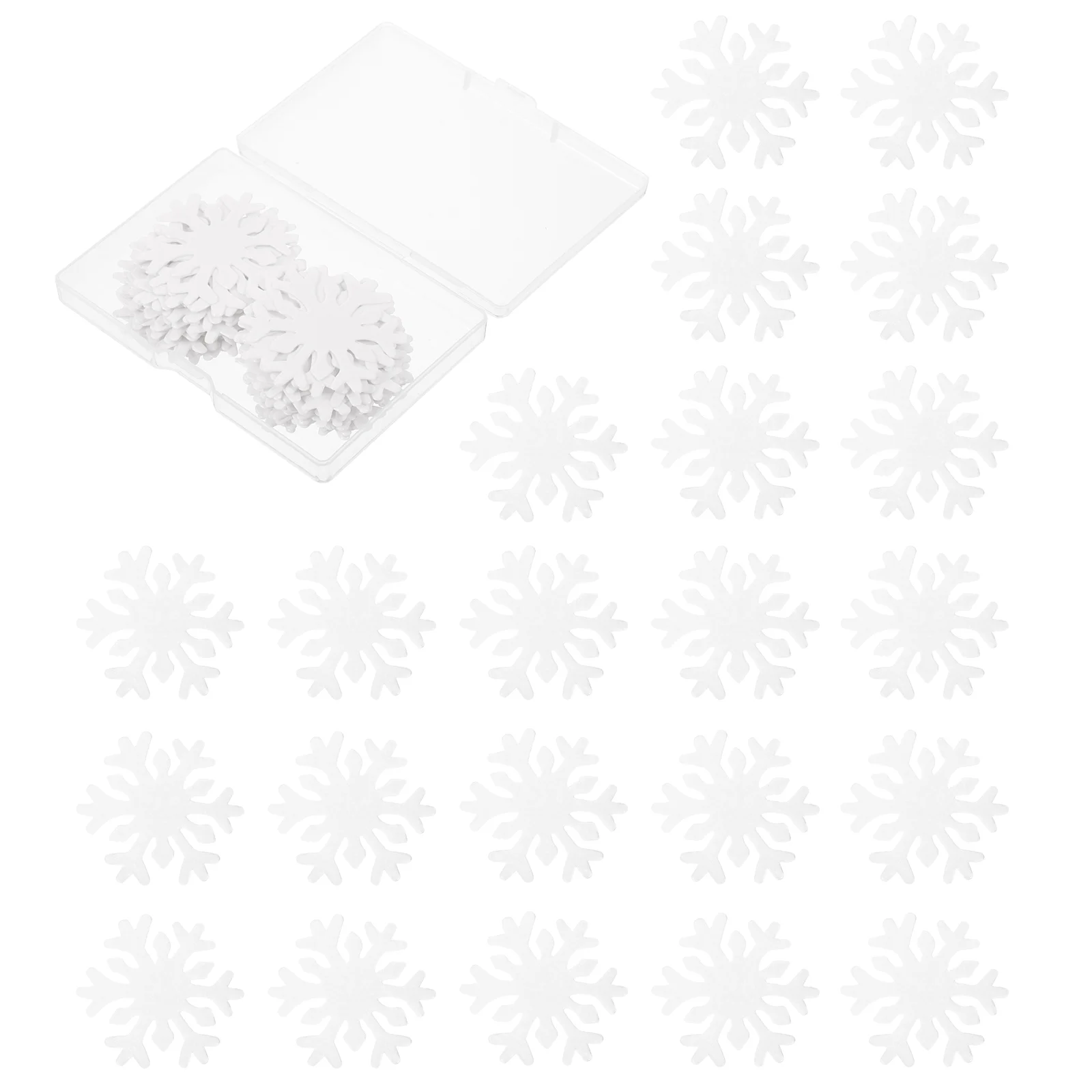 50 Pcs Snowflake Cake Decorating Decoration Topper Christmas Cupcake Adornments Ornaments Snowflake-shape Decorate
50 Pcs Snowflake Cake Decorating Decoration Topper Christmas Cupcake Adornments Ornaments Snowflake-shape Decorate