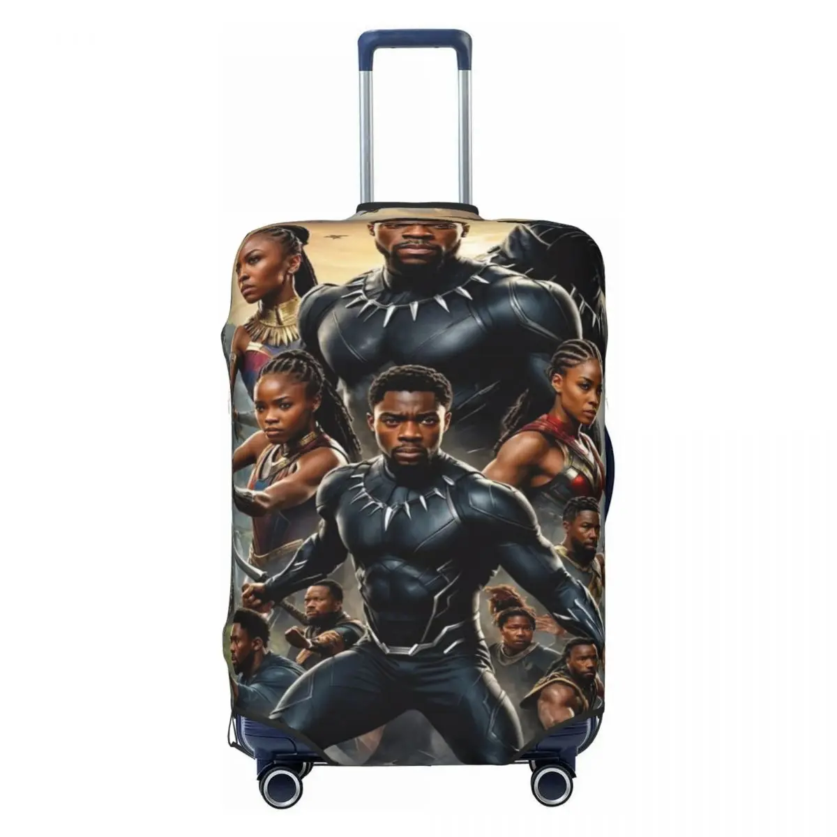 Custom Blacks Panthers Movie Luggage Cover Elastic Travel Suitcase Protective Covers Suit For 18-32 inch
Custom Blacks Panthers Movie Luggage Cover Elastic Travel Suitcase Protective Covers Suit For 18-32 inch