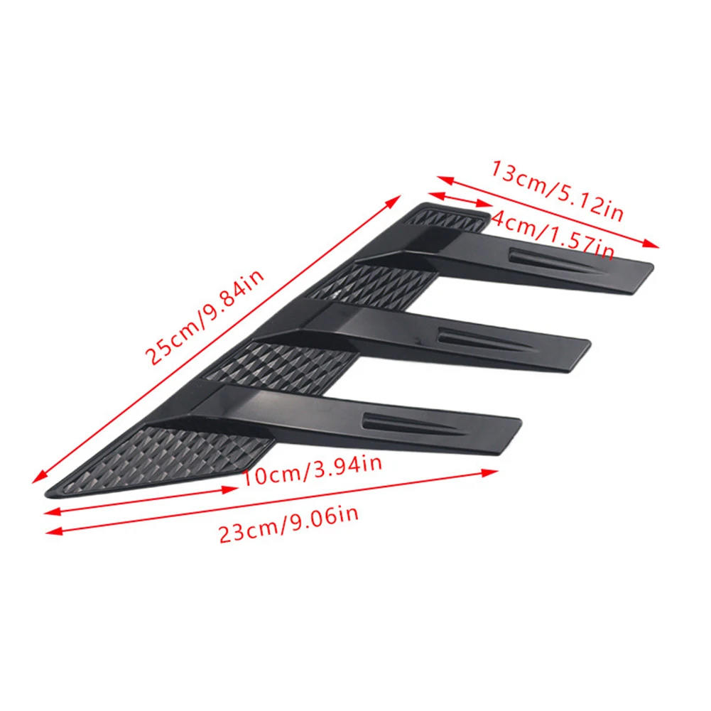 1Pair Car Conversion Universal Rear Window Side Spoiler Splitter Trim Car Rear Windshield Decor Sticker TPU Triangle Sunshade
1Pair Car Conversion Universal Rear Window Side Spoiler Splitter Trim Car Rear Windshield Decor Sticker TPU Triangle Sunshade