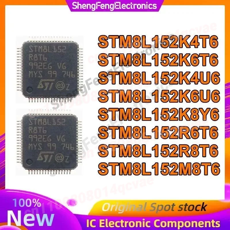 5PCS STM8L152K4T6 STM8L152K6T6 STM8L152K4U6 STM8L152K6U6 STM8L152K8Y6 STM8L152R6T6 STM8L152R8T6 STM8L152M8T6 New Original
5PCS STM8L152K4T6 STM8L152K6T6 STM8L152K4U6 STM8L152K6U6 STM8L152K8Y6 STM8L152R6T6 STM8L152R8T6 STM8L152M8T6 New Original