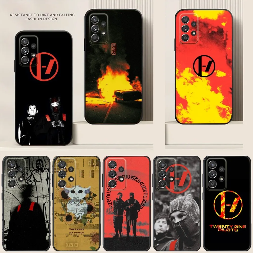 T-Twenty one P-pilots Phone Case For Samsung S24,S21,S22,S23,S30,Ultra,S20,Plus,Note,10,9,5G Black soft silicone case 
T-Twenty one P-pilots Phone Case For Samsung S24,S21,S22,S23,S30,Ultra,S20,Plus,Note,10,9,5G Black soft silicone case
