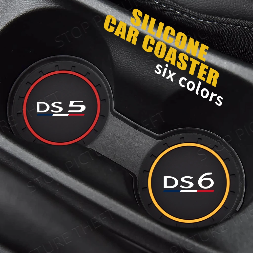 2pcs For DS5 DS6 French Flag Logo DS SPIRIT Car Badge Water Cup Holder Anti-slip Pad Mat Bottle Slot Coaster Styling
2pcs For DS5 DS6 French Flag Logo DS SPIRIT Car Badge Water Cup Holder Anti-slip Pad Mat Bottle Slot Coaster Styling