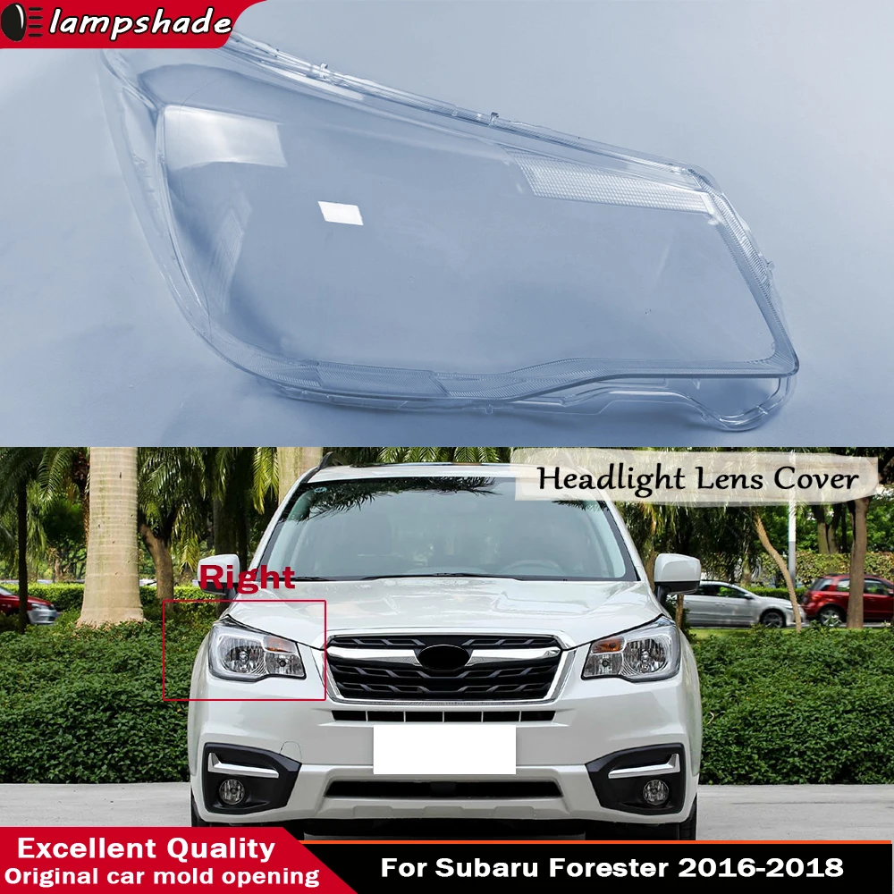 For Subaru Forester 2016 2017 2018 Auto Car Front Headlight Glass Headlamp Transparent Lampshade Lamp Shell Lens Cover
For Subaru Forester 2016 2017 2018 Auto Car Front Headlight Glass Headlamp Transparent Lampshade Lamp Shell Lens Cover