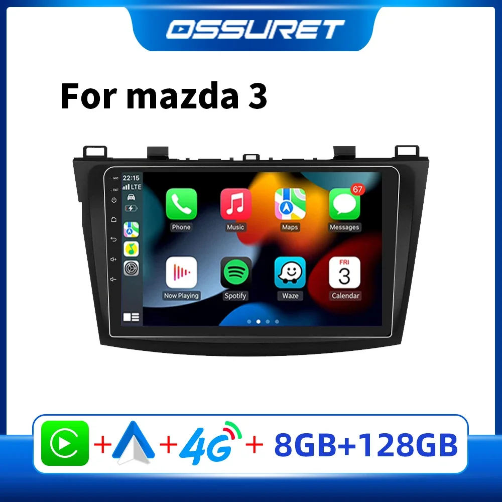 Автомобильная Мультимедийная стерео-система на Android для Mazda3, Mazda 3 2010-2013, автомобильный радиоплеер для Carplay, автомобильная аудиосистема, GPS-навигация, Авторадио, видео
Автомобильная Мультимедийная стерео-система на Android для Mazda3, Mazda 3 2010-2013, автомобильный радиоплеер для Carplay, автомобильная аудиосистема, GPS-навигация, Авторадио, видео