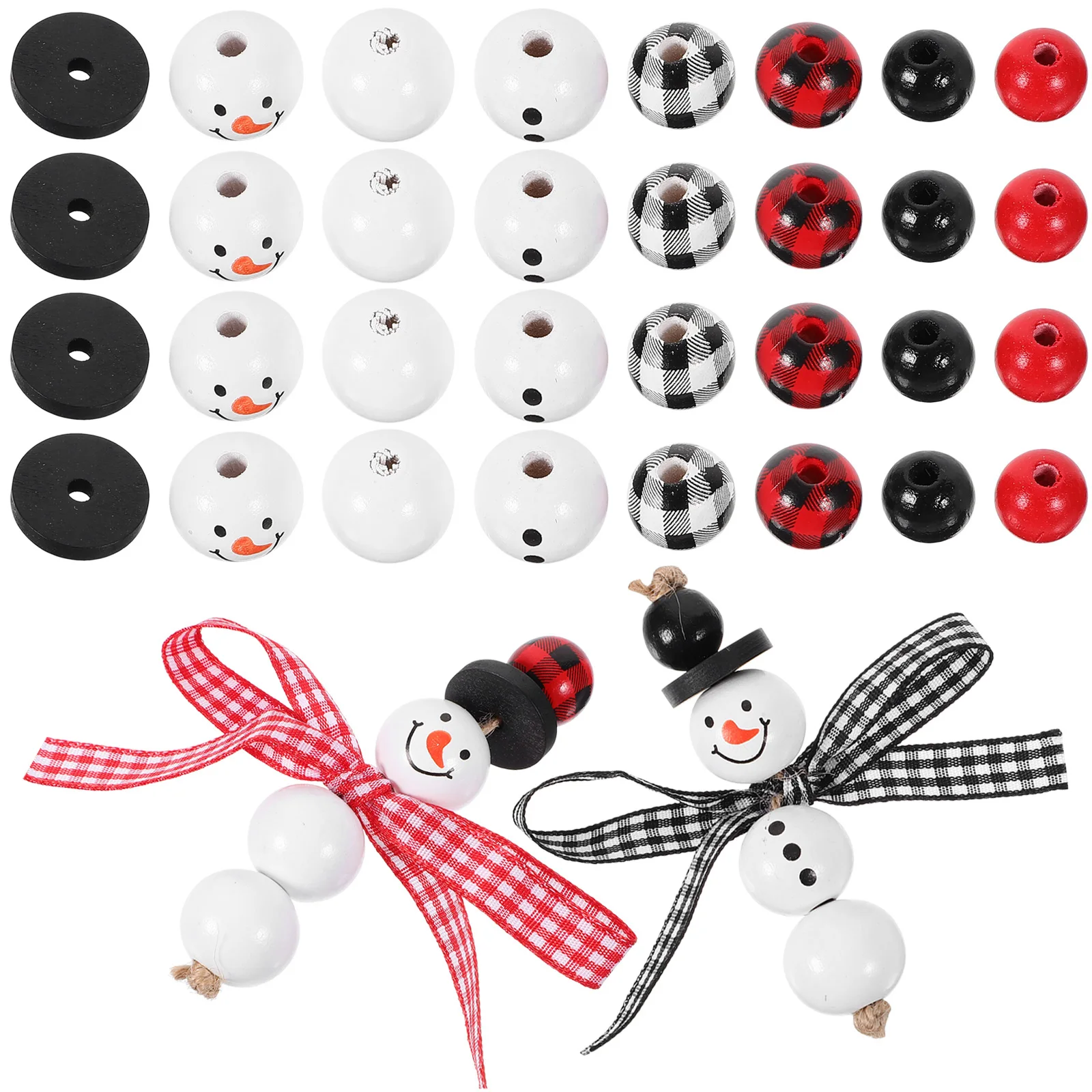 Christmas Wooden Beads for DIY Craft Holiday naments Making Accessories Smooth Beads Ideal for Necklace Bracelet Projects 
Christmas Wooden Beads for DIY Craft Holiday naments Making Accessories Smooth Beads Ideal for Necklace Bracelet Projects