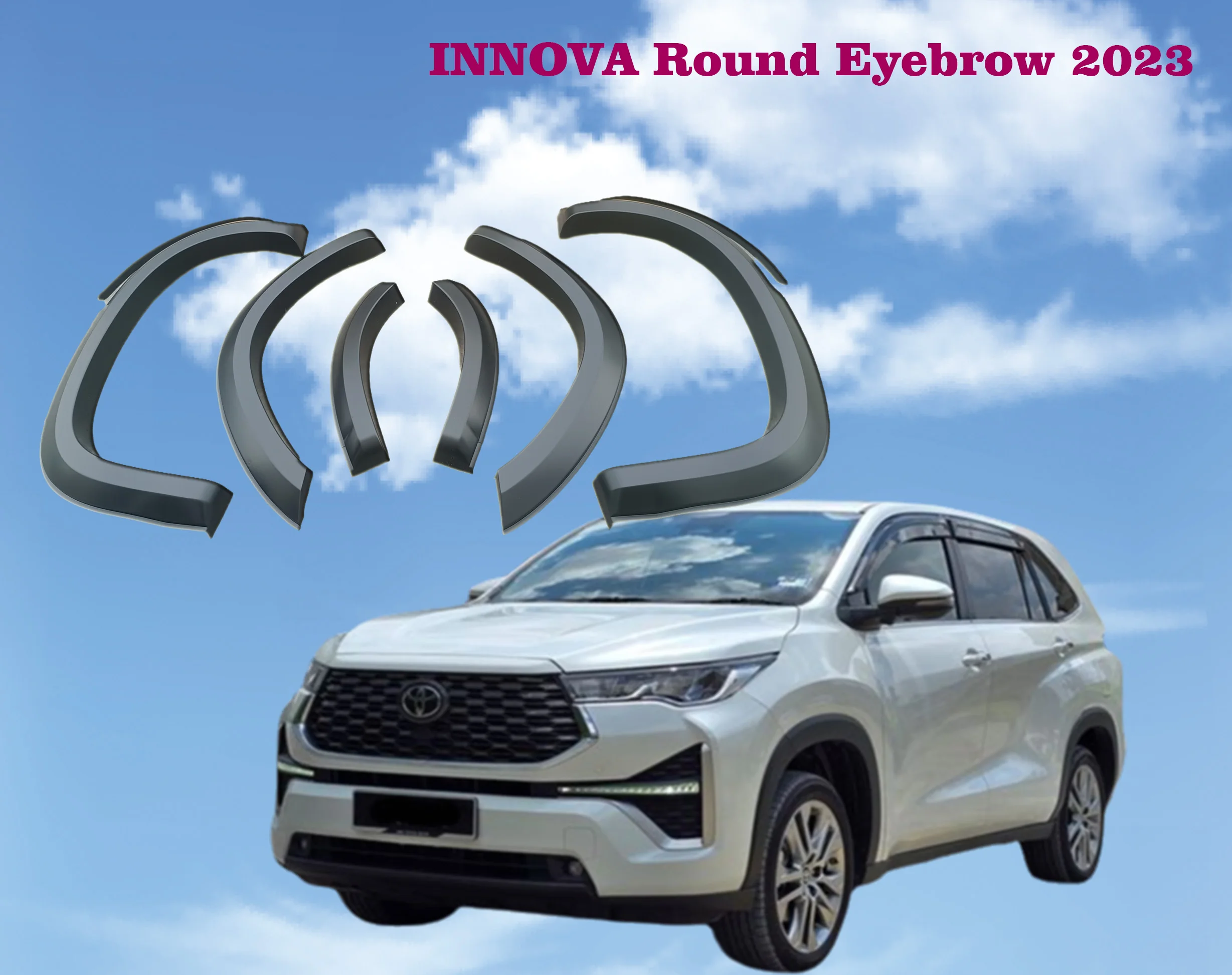 Toyota INNOVA wheel eyebrow new for 2023+ special car anti-scratch anti-scratch wheel eyebrow matte black ABS material
Toyota INNOVA wheel eyebrow new for 2023+ special car anti-scratch anti-scratch wheel eyebrow matte black ABS material